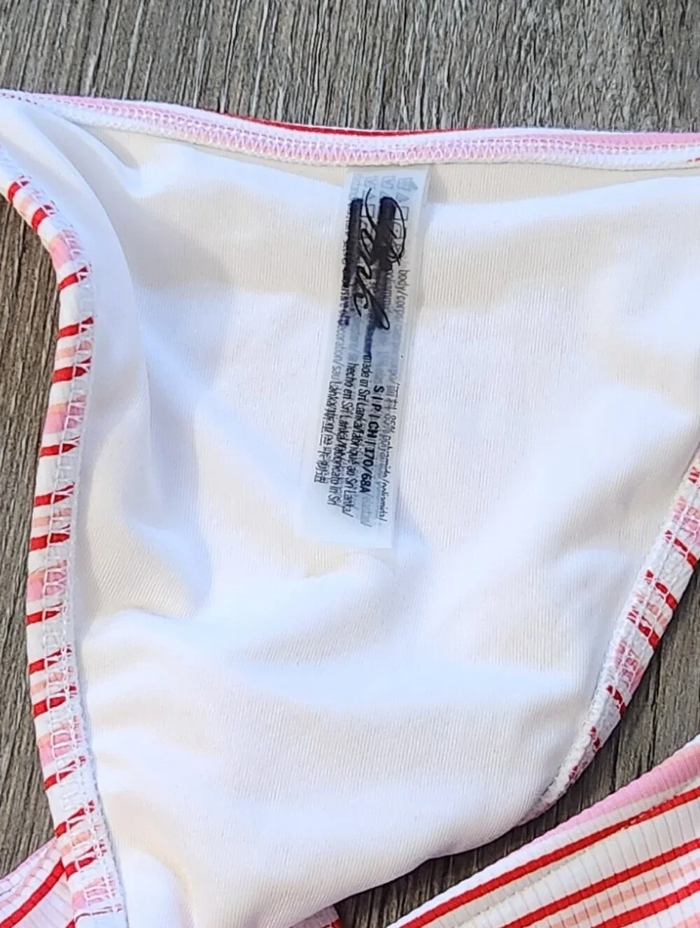 New!Pink‎ x Frankies Bikini Rosemary Rib Itsy Bikini Bottom